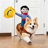 Funny "Rider" Pet Costume — Halloween & Christmas Outfits for Dogs & Cats