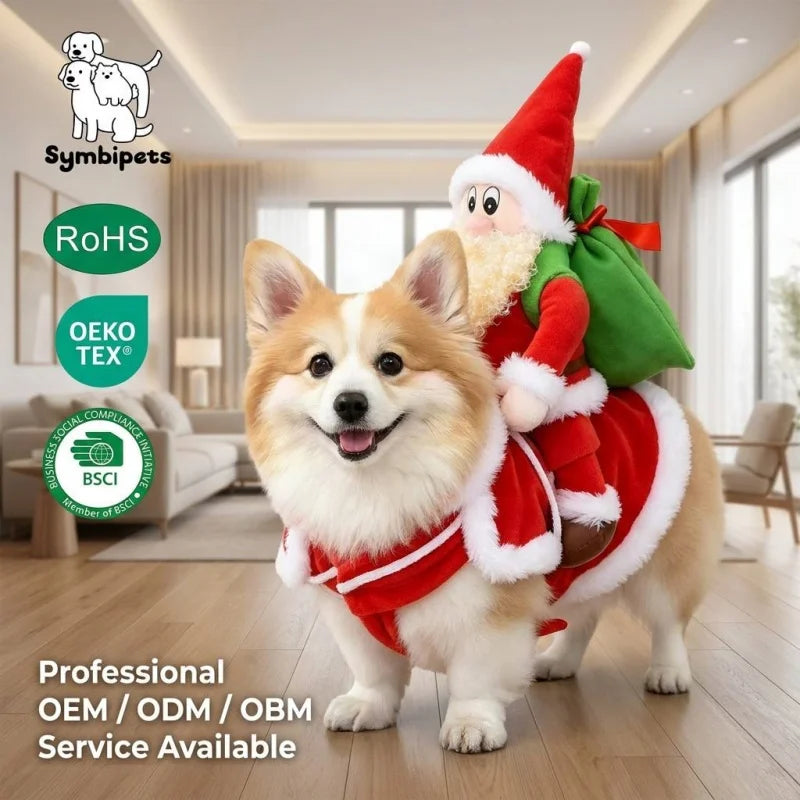 Funny "Rider" Pet Costume — Halloween & Christmas Outfits for Dogs & Cats