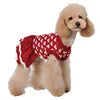 Red Heart Knit Dog Sweater — Cozy Sweater Dress for Small & Medium Dogs