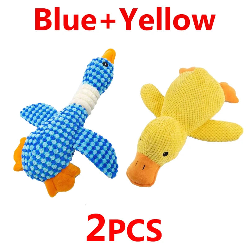 Interactive Quacking Duck Toy — Squeaky Chew Toy for Dogs