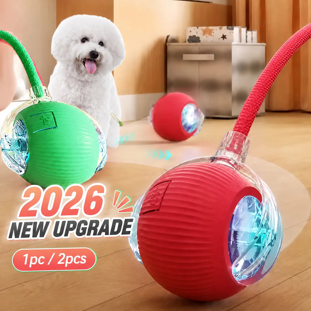 Smart Rolling Interactive Ball Toy — Motion-Activated Dog Toy