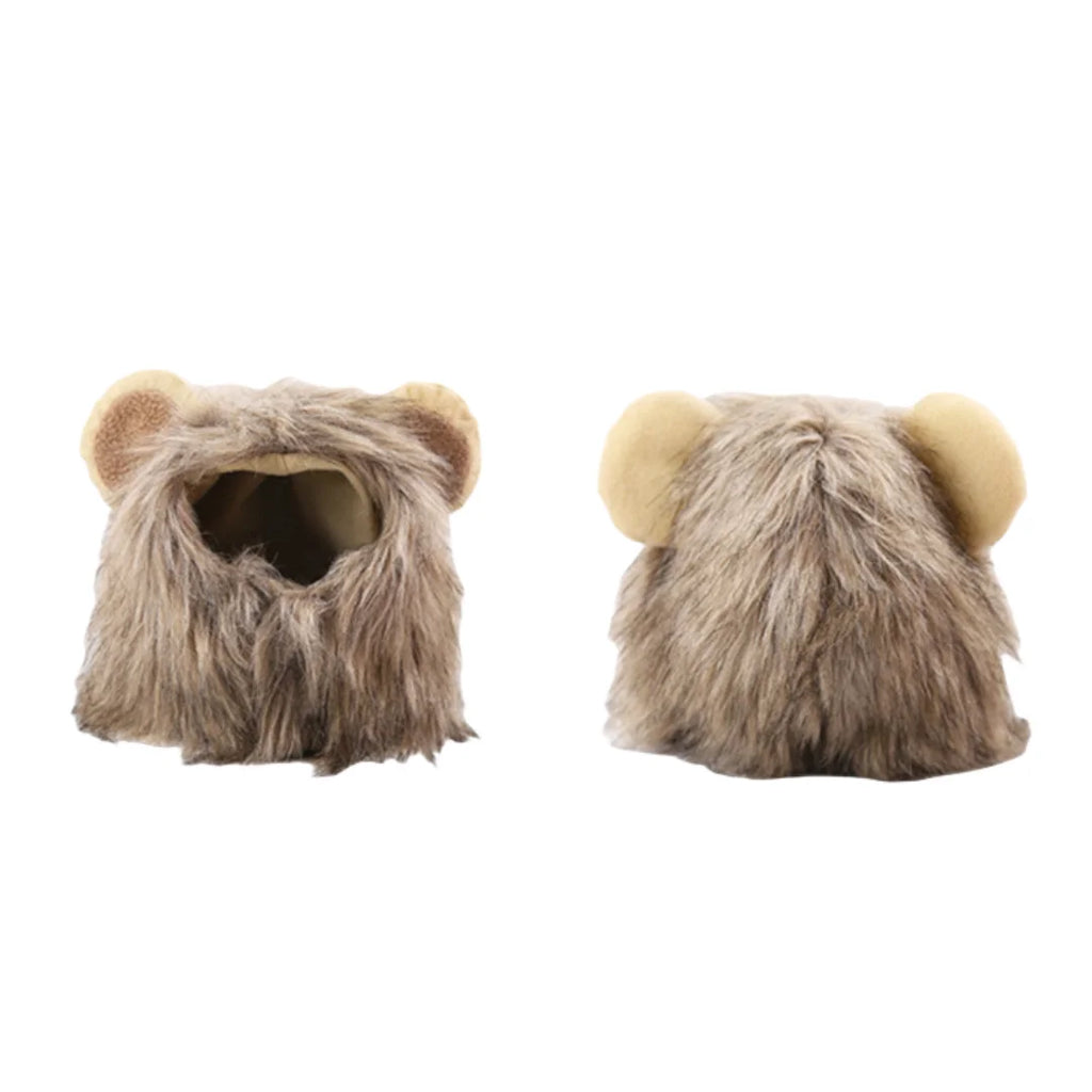 Lion Mane Costume for Cats & Dogs — Washable Halloween Headpiece