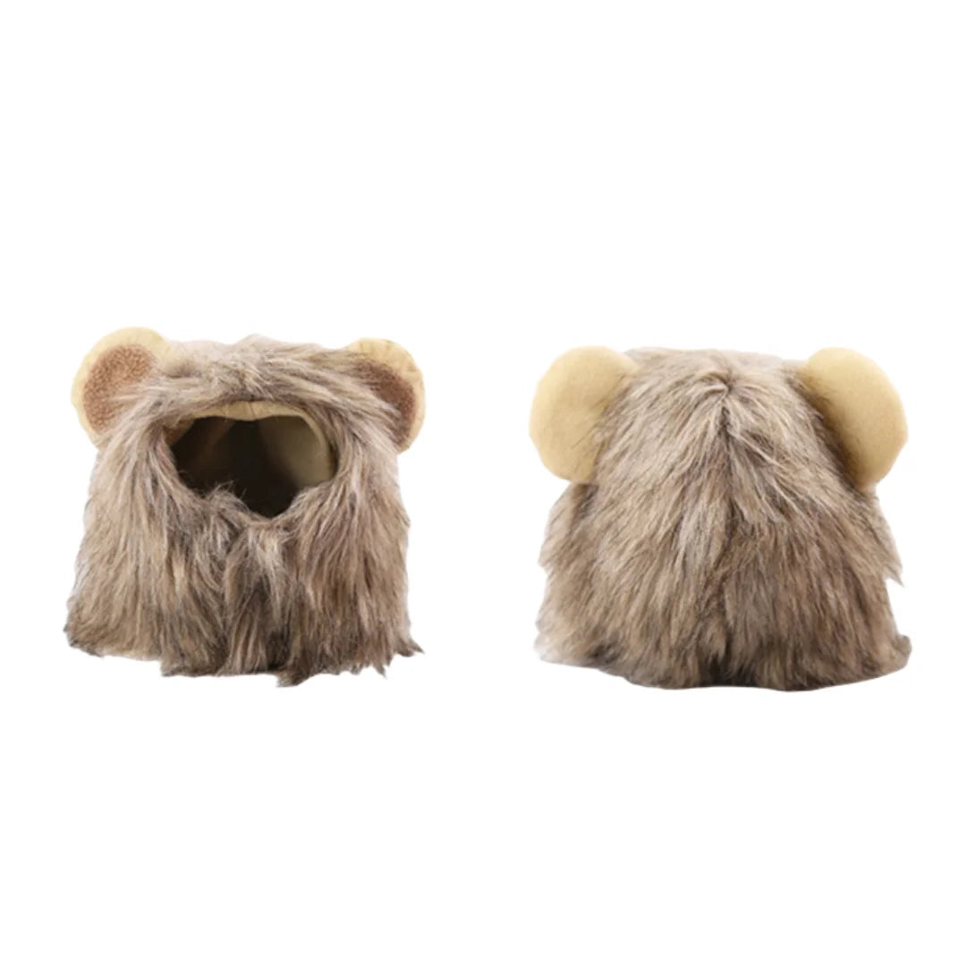 Lion Mane Costume for Cats & Dogs — Washable Halloween Headpiece
