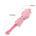 Octopus Rope Chew Toy — Squeaky Interactive Toy for Dogs & Cats