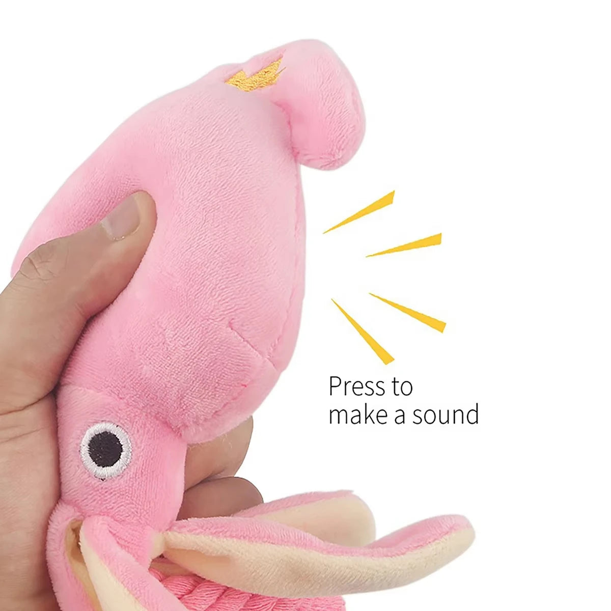 Octopus Rope Chew Toy — Squeaky Interactive Toy for Dogs & Cats