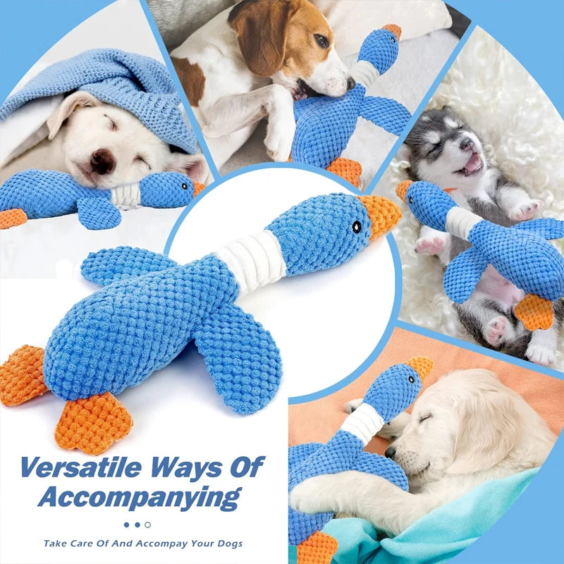 Interactive Quacking Duck Toy — Squeaky Chew Toy for Dogs