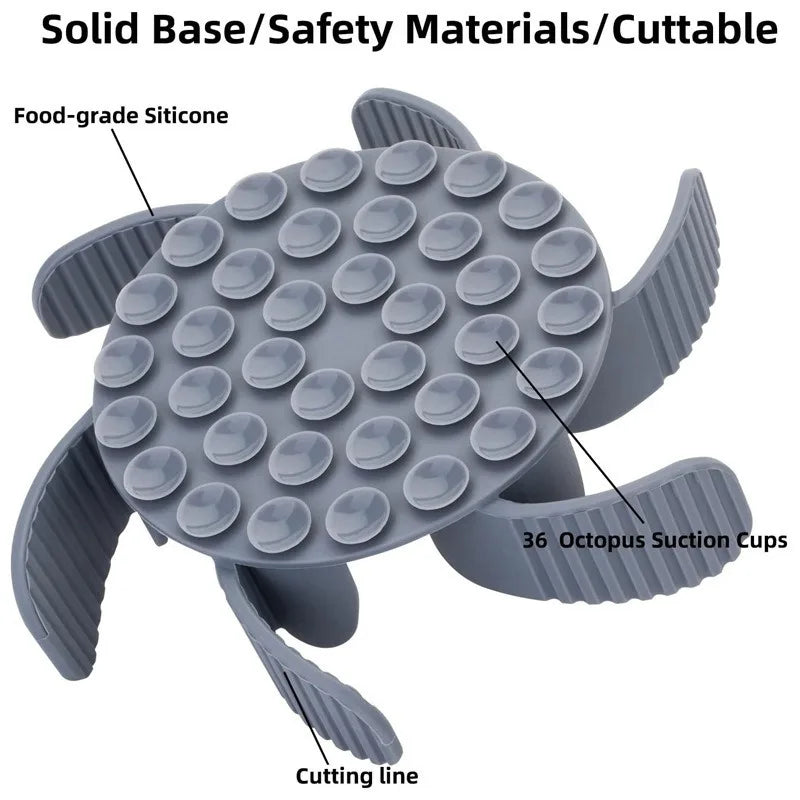 Silicone Slow Feeder Insert with Suction Cups — Anti-Choke Bowl Insert for Dogs & Cats