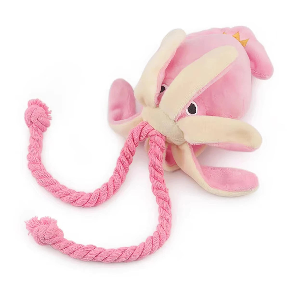 Octopus Rope Chew Toy — Squeaky Interactive Toy for Dogs & Cats