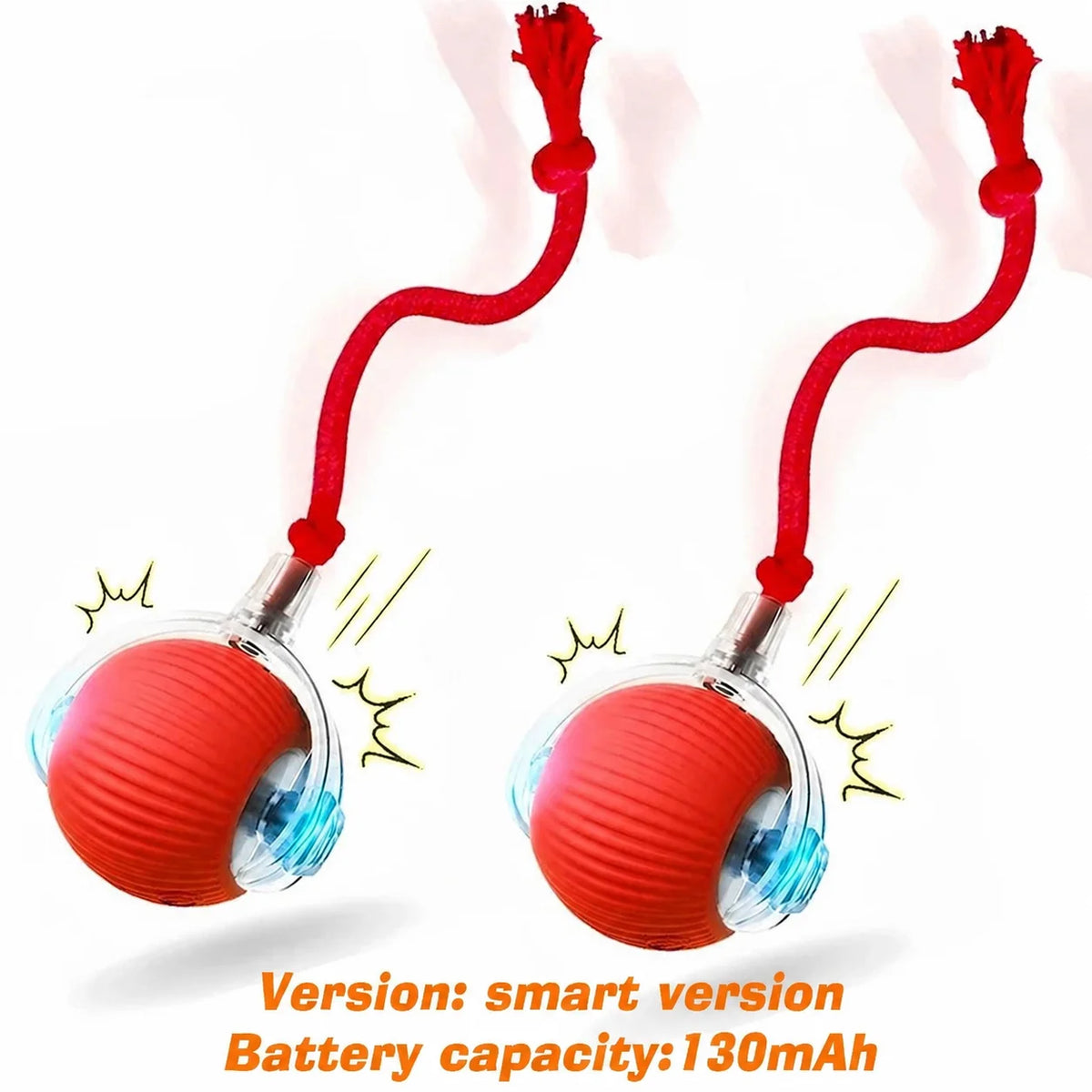Smart Rolling Interactive Ball Toy — Motion-Activated Dog Toy