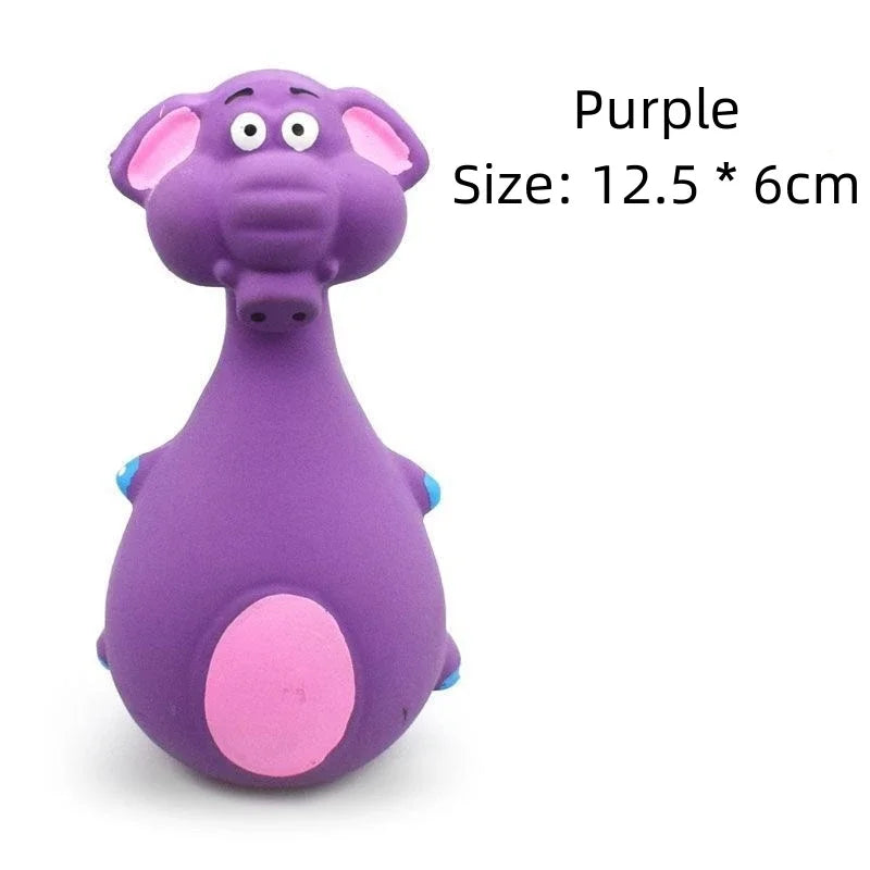 Vocal Latex Chew Toy — Interactive Sound Toy for Dogs & Cats