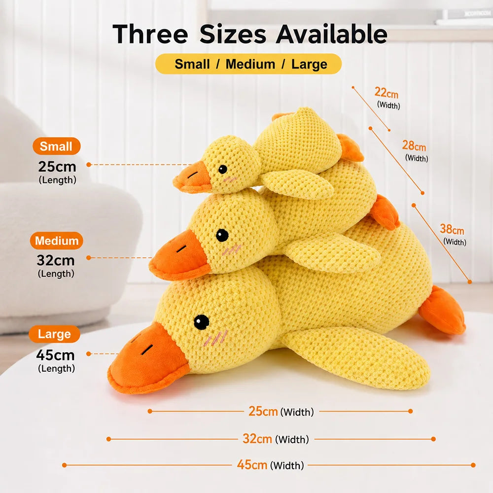Anxiety-Relief Plush Toy with Squeaker — Soft Companion for Dogs & Cats