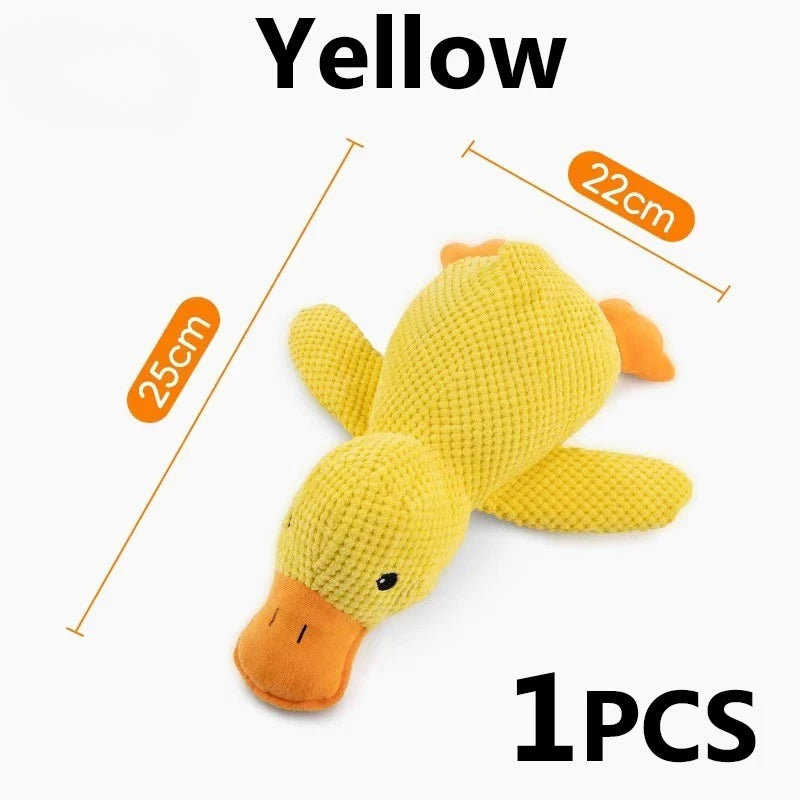 Interactive Quacking Duck Toy — Squeaky Chew Toy for Dogs