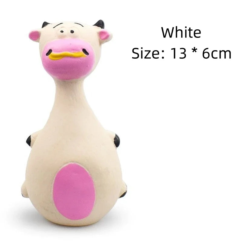 Vocal Latex Chew Toy — Interactive Sound Toy for Dogs & Cats