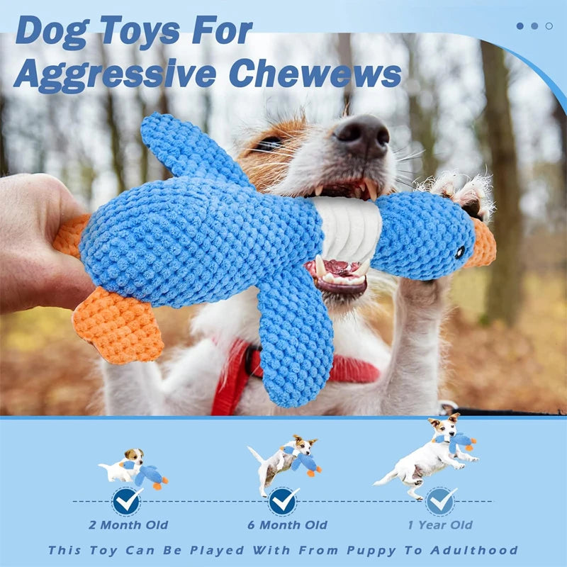 Interactive Quacking Duck Toy — Squeaky Chew Toy for Dogs
