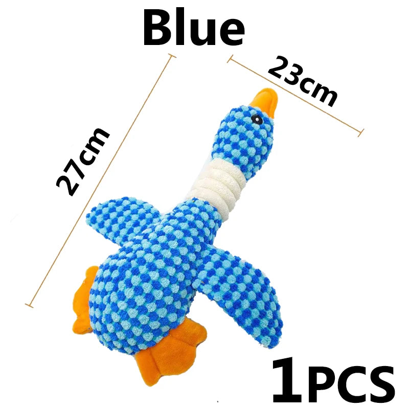 Interactive Quacking Duck Toy — Squeaky Chew Toy for Dogs