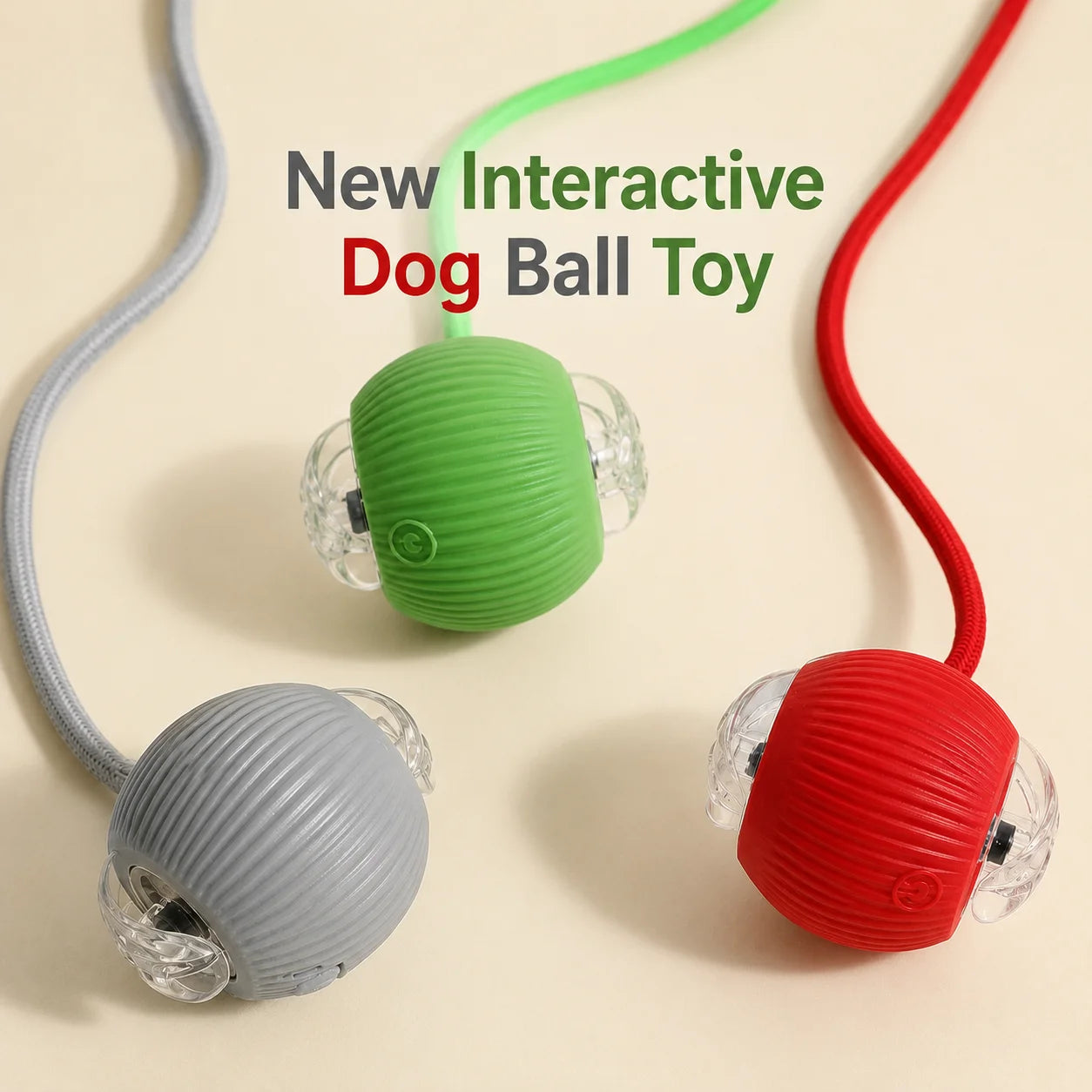 Smart Rolling Interactive Ball Toy — Motion-Activated Dog Toy