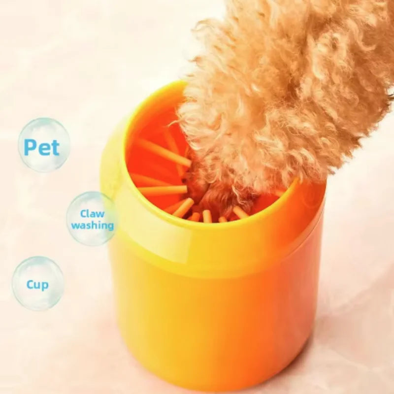 Portable Dog Paw Cleaner Cup — Soft Silicone Paw Washer