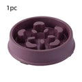 Anti-Choke Slow Feeder Bowl for Dogs & Cats — Anti-Tip Base